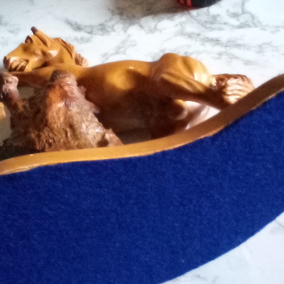 Vintage Mid- century Modern Large Hand carved Wood Rearing Horse Stallion Statue - Picture 10 of 16